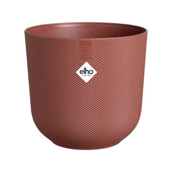 Maceta Elho Jazz Redonda color rojo toscano - D19 x H18