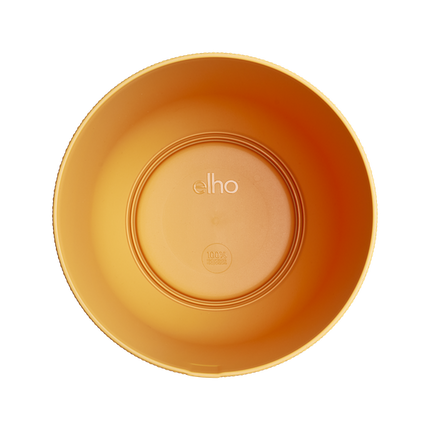 Pot Elho Jazz rond jaune ambre - D23 x H21
