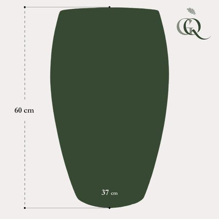 Pot - Anthracite - Raindrop - L - H60 - W37