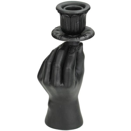 Bougeoir - Main Noire - ↑ 20 cm