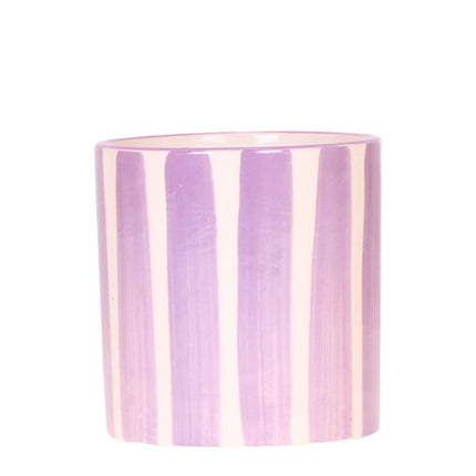 Kolibri Home | Malowane paski - Liliowy - Ø9 cm