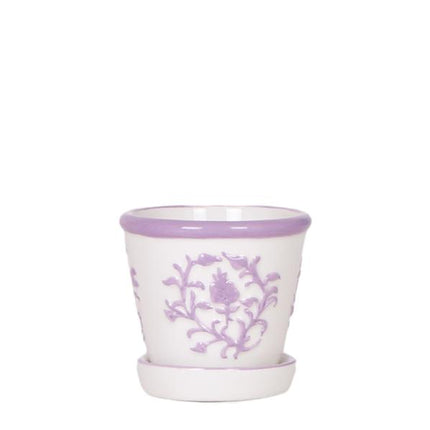 Kolibri Home I Doniczka Malaga - Liliowa - Ø6cm
