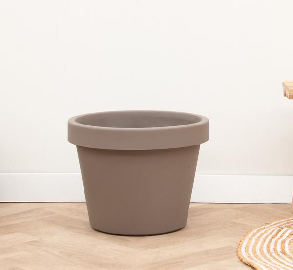 Lira Tortora - D85 x H76 - Betonlook Plantenbak