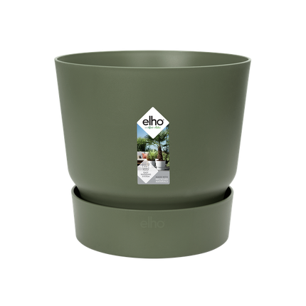 Vaso Greenville Rotondo verde - D18 x H17
