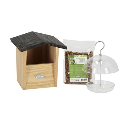Pack Robin - Nichoir et nourriture pour oiseaux - Accessoires de jardin