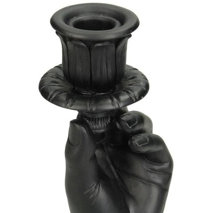 Bougeoir - Main Noire - ↑ 20 cm