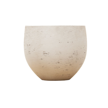 Pot de fleurs Jumbo Orb Beige Délavé - XXS - D53 x H45 - Pot en céramique | Effet béton