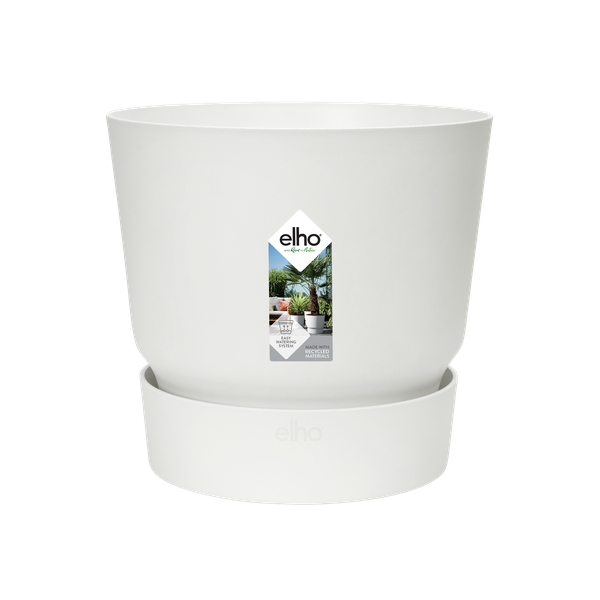 Maceta Elho Greenville Redonda Blanca - D30 x H28