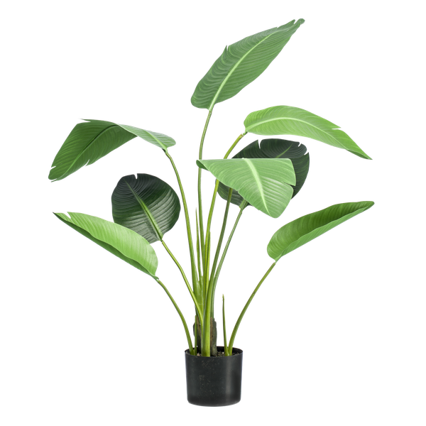 Kunstplant - Strelitzia nicolai - Paradijsvogelbloem - ↕120cm - Ø15cm