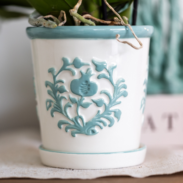 Maceta Kolibri Home I Málaga - Turquesa - Ø9cm
