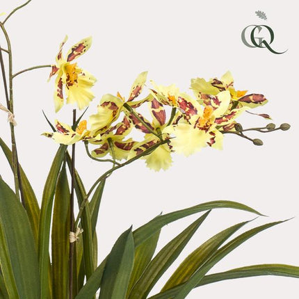 Artificial Orchid Plant - Yellow - ↕45cm - Ø16cm