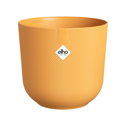 Pot Elho Jazz rond jaune ambre - D23 x H21