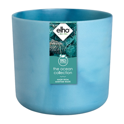 Pot Elho Ocean rond bleu Atlantique - D18 x H17
