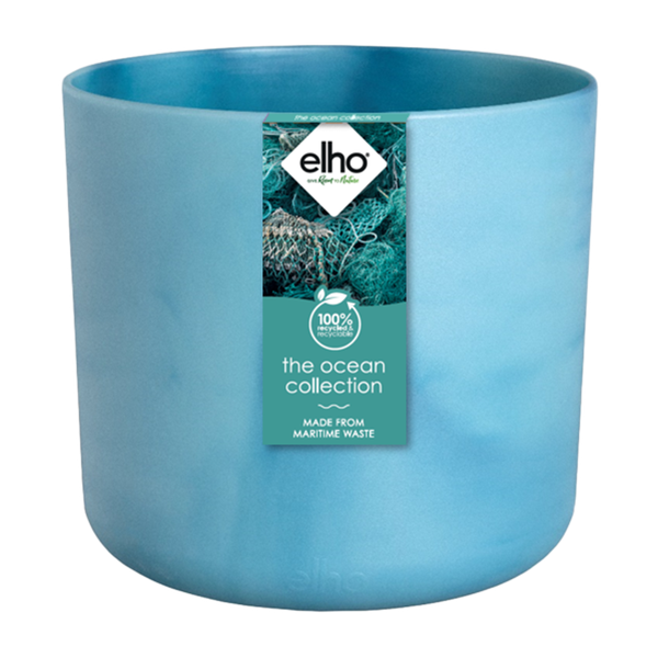 Maceta Elho Ocean Redonda azul atlántico - D18 x H17