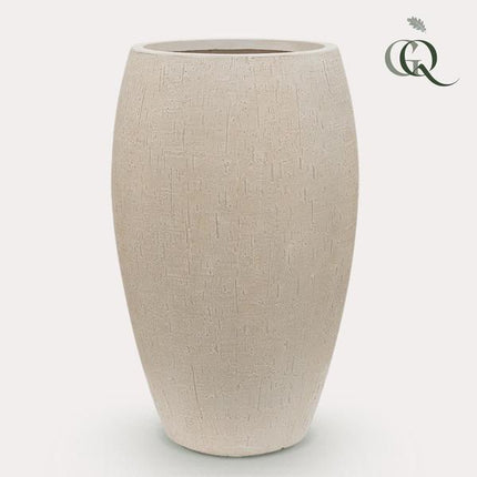 Topf - Beige - Regentropfen - L - H60 - B37