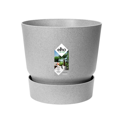 Elho Greenville Round Pot Grey - D39 x H37