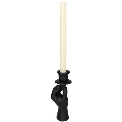 Bougeoir - Main Noire - ↑ 20 cm