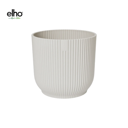 Pot elho Vibes Fold Round blanc - avec roulettes - D35 x H33