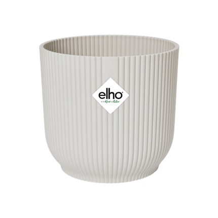 Pot elho Vibes Fold Round blanc - avec roulettes - D35 x H33