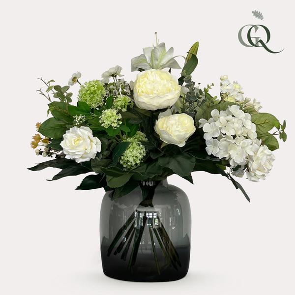Kunstbloemen - Bouquet M - White Dream - ↕60cm