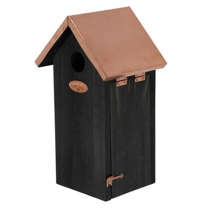 Nichoir pour mésange charbonnière - Boîte à nid - Cuivre noir