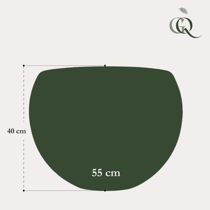 Topf - Beige - Regentropfen-Globus - XXL - H40 - B55