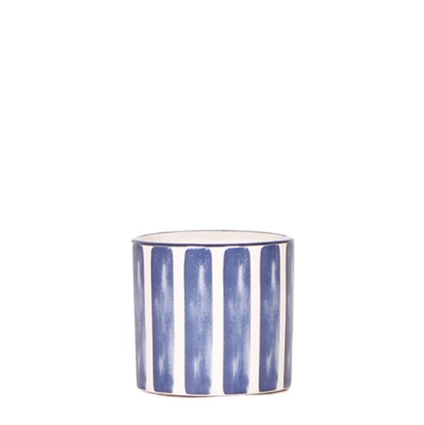 Hogar para Kolibries | Rayas pintadas - Azul - Ø6cm