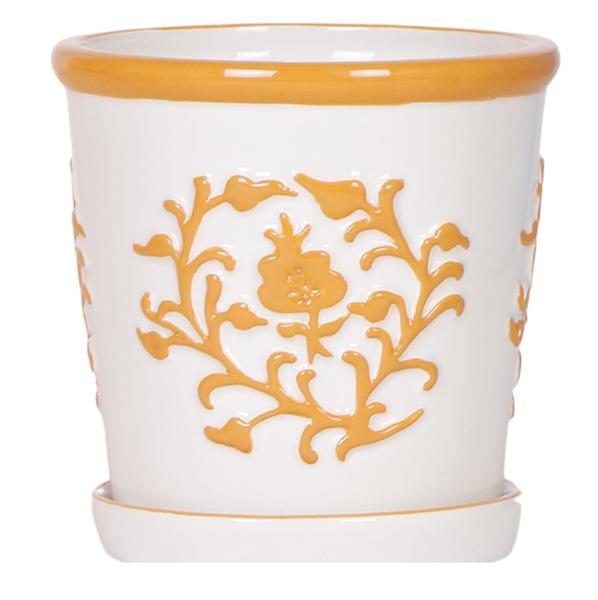 Maceta Kolibri Home I Málaga - Naranja - Ø12cm