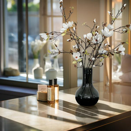 Kunstbloemen Solo - Crème - Magnolia Branches - 4x - ↕105cm