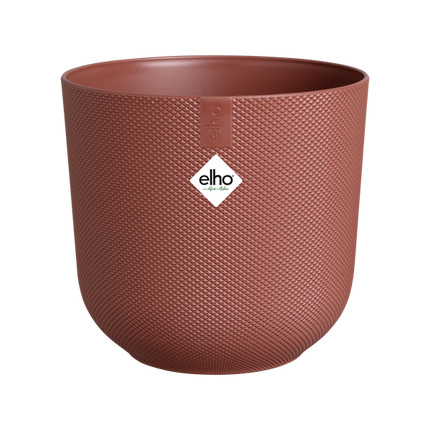 Maceta Elho Jazz Redonda color rojo toscano - D14 x H13