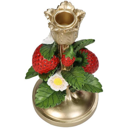 Bougeoir - Or fraise ↑ 20 cm