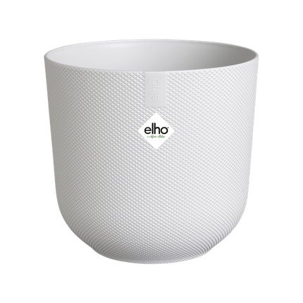 Pot Elho Jazz rond blanc - D14 x H13
