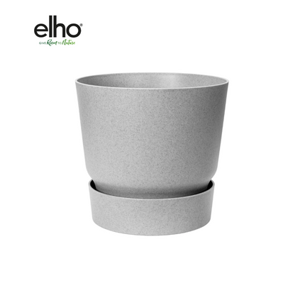 Maceta redonda Elho Greenville gris - D18 x H17