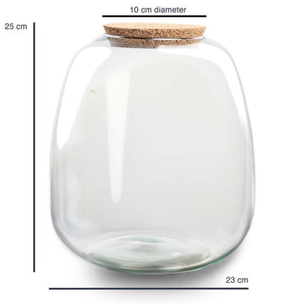 Terrarium Pot 'Emma' 25x23 cm - Glas