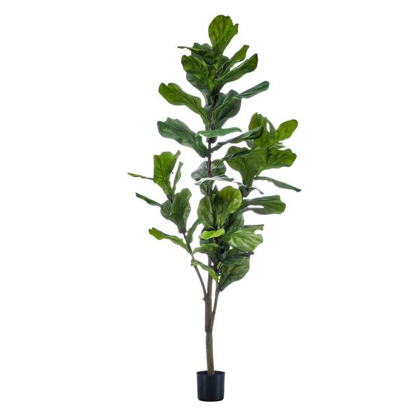 Kunstplant - Ficus Lyrata  - Tabaksplant - ↕150cm