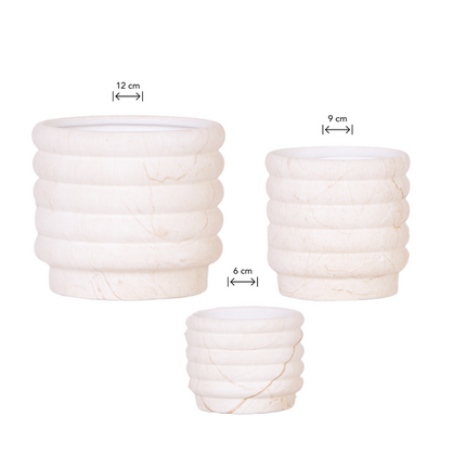 Kolibri Home | Combo deal - Marble Light pots