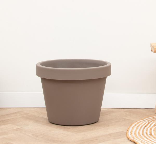 Lira Tortora - D65 x H58 - Betonlook Plantenbak