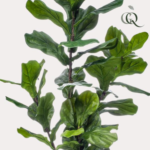 Kunstplant - Ficus Lyrata  - Tabaksplant - ↕150cm