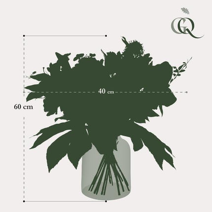 Kunstblumen - Strauß M - Weißer Traum - ↕60 cm