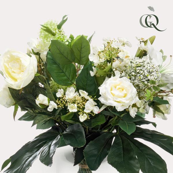 Kunstbloemen - Bouquet M - White Dream - ↕60cm