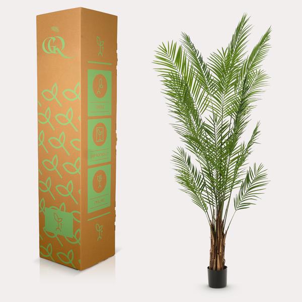 Kunstplanten - Areca Lutescens - Goudpalm - ↕240cm - Ø17cm