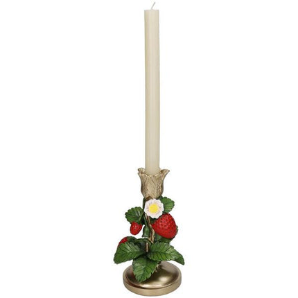 Bougeoir - Or fraise ↑ 20 cm