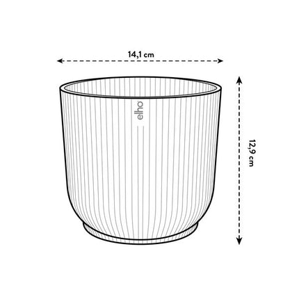 Pot elho Vibes Fold Round white - D14 x H13