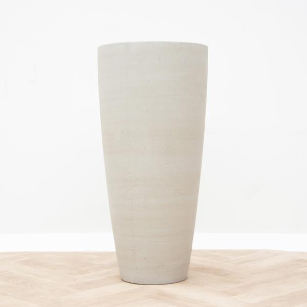 Dax Beige Washed - L - D37 x H80 - Pottery Pots | Betonlook Plantenbak