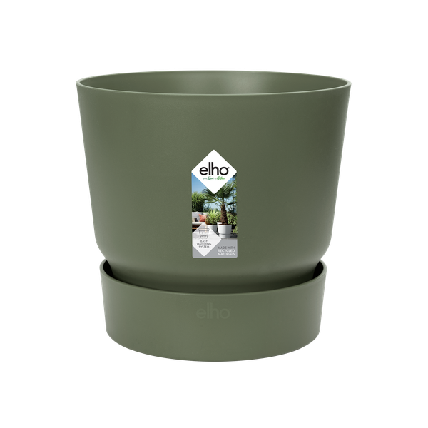 Maceta Elho Greenville Redonda verde - D30 x H28