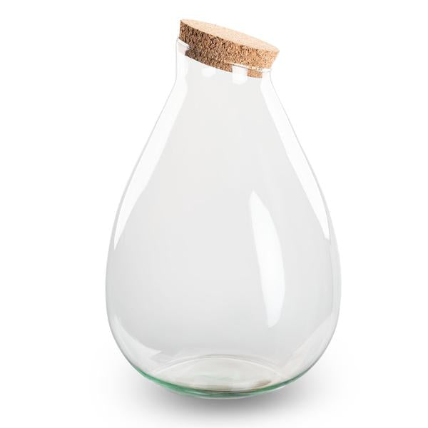 Terrarium bottle with cork - Closed terrarium - Drop XL - ↑ 37 cm