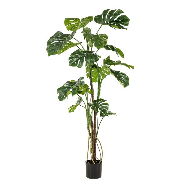 Kunstplant - Monstera  - Gatenplant - ↕180cm - Ø17cm