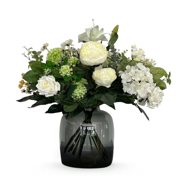 Kunstbloemen - Bouquet M - White Dream - ↕60cm