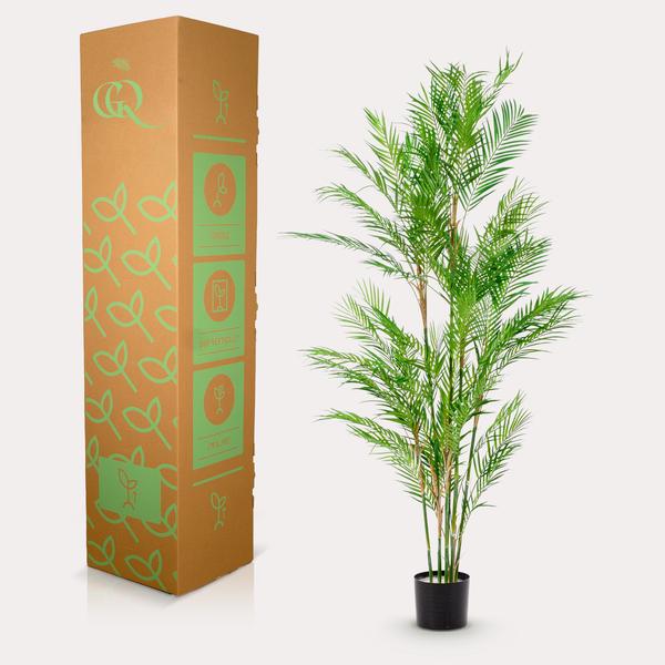 Kunstplant - Chamaedorea Elegans - Bergpalm - ↕180cm - Ø14cm