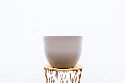 Eggy Taupe Pot - D55 x H43